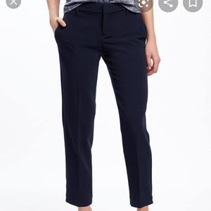 Black mid rise harper pant